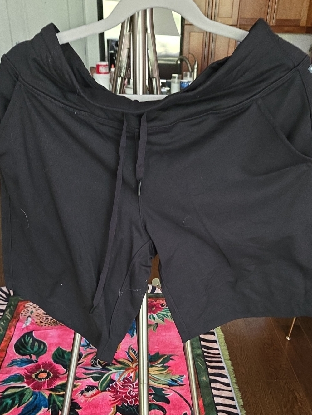 Mondetta Black Athletic Drawstring Shorts